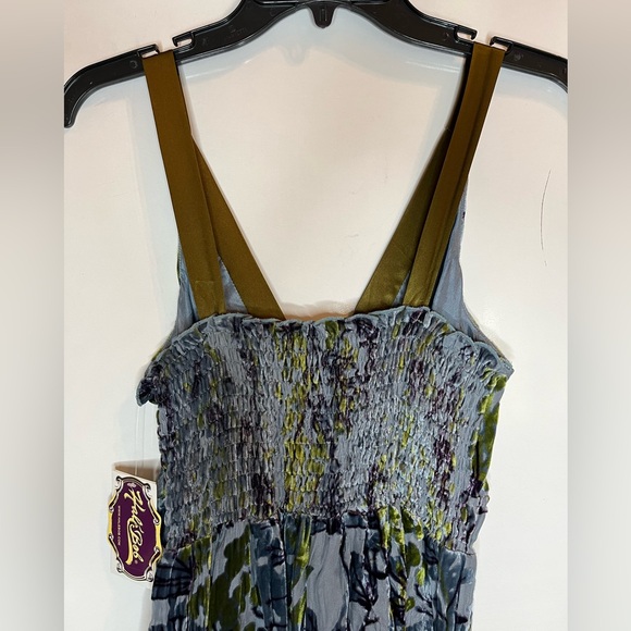 Hale Bob Grey Green Floral Silk Velvet Mini Dress
NWT, Size S - Picture 4 of 7